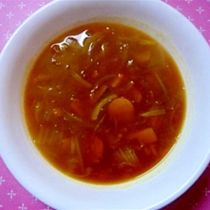 カボチャのカレースープ